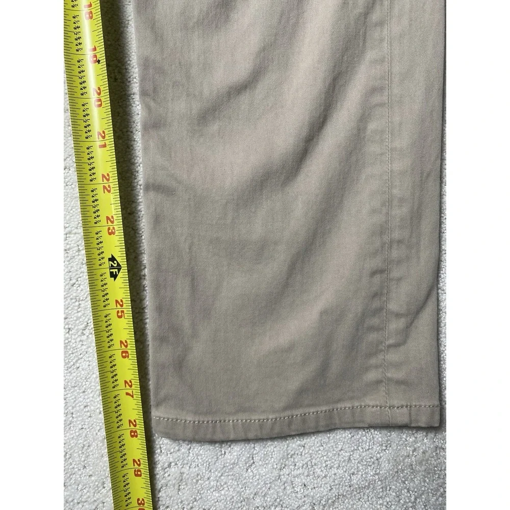 AG Adriano Goldschmied The Tellis Modern Slim Pants Mens 33 Khaki Measured 35x28
